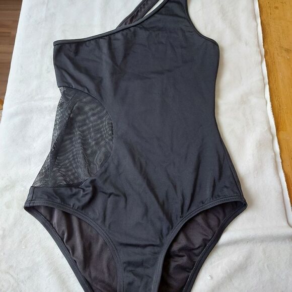 VICTORIA'S Secret One Shoulder Mesh inset Size Small - Picture 1 of 7
